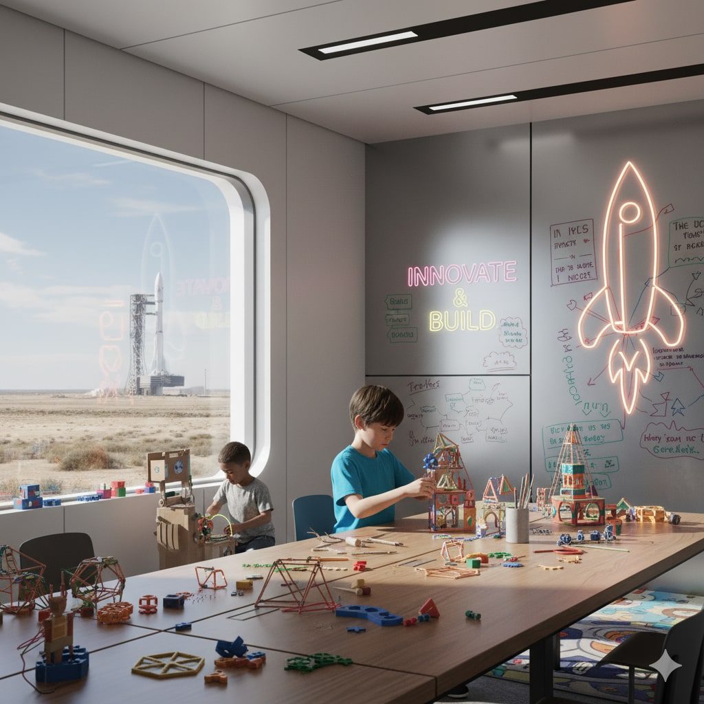 elon musk kids school